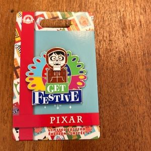 Authentic Disney Get Festive Pixar Pin. Limited Edition.  NWT